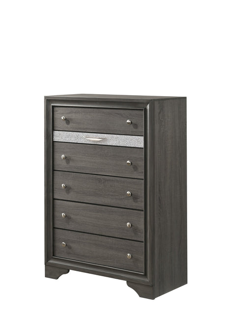 Regata Grey Finish Modern Tv Stand, Entertainment Cabinet, Contemporary Style, Media Console With Wood Finish And Wood Legs with Storage Doors for Living Room - Ella Furniture