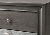 Regata Grey Finish Modern Tv Stand, Entertainment Cabinet, Contemporary Style, Media Console With Wood Finish And Wood Legs with Storage Doors for Living Room - Ella Furniture