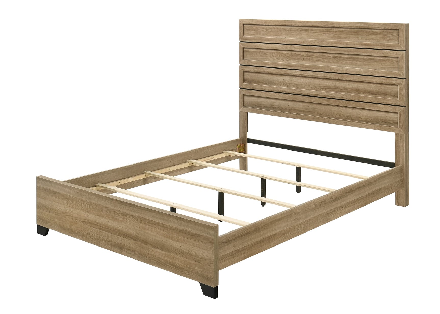 Jameson Light Brown Panel Bedroom Set view 3