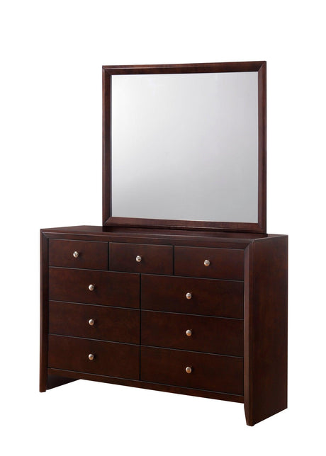 Evan Chest Gray, Modern Rope Wood, Nickel Knob 5 Drawers - Ella Furniture