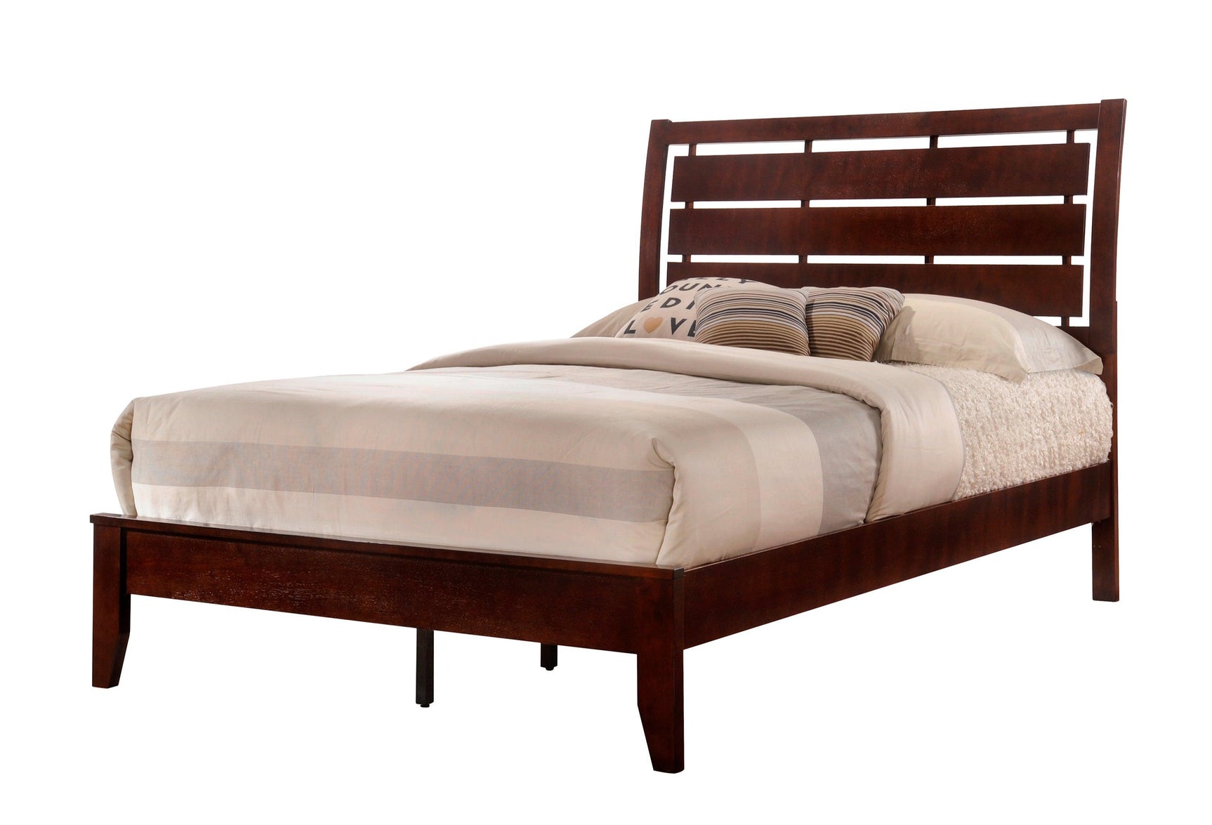 Evan Chest Gray, Modern Rope Wood, Nickel Knob 5 Drawers - Ella Furniture