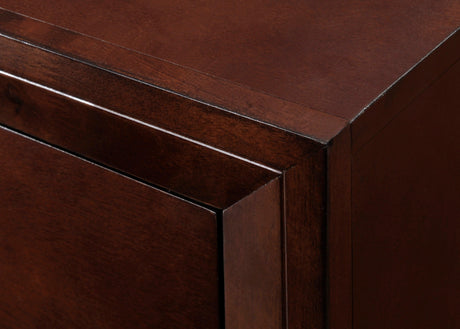 Evan Chest Gray, Modern Rope Wood, Nickel Knob 5 Drawers - Ella Furniture