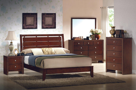 Evan Chest Gray, Modern Rope Wood, Nickel Knob 5 Drawers - Ella Furniture