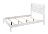 Evan Night Stand White, Modern Contemporary Sleek Wood, 2 Spacious Drawers - Ella Furniture