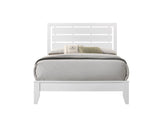 Evan Night Stand White, Modern Contemporary Sleek Wood, 2 Spacious Drawers - Ella Furniture