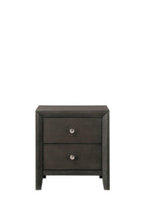 Evan Dresser Grey, Modern Wood, Nickel Knob 7 Drawers - Ella Furniture