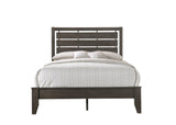 Evan Dresser Grey, Modern Wood, Nickel Knob 7 Drawers - Ella Furniture