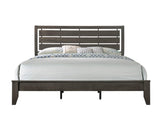 Evan Dresser Grey, Modern Wood, Nickel Knob 7 Drawers - Ella Furniture