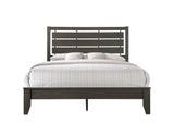 Evan Dresser Grey, Modern Wood, Nickel Knob 7 Drawers - Ella Furniture