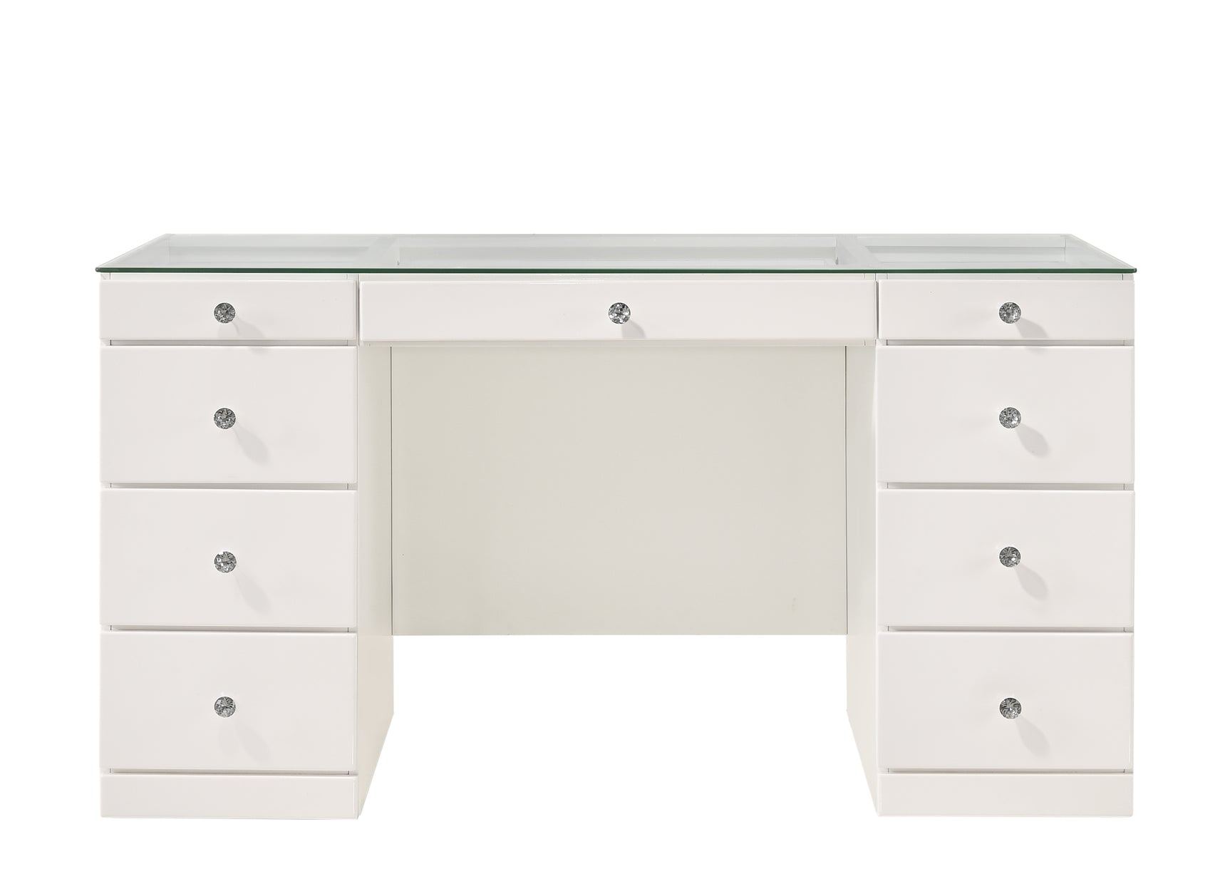Avery Luxo White Vanity Set