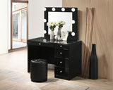 Morgan Luxo Black Vanity Set