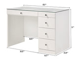 Morgan Luxo White Vanity Set