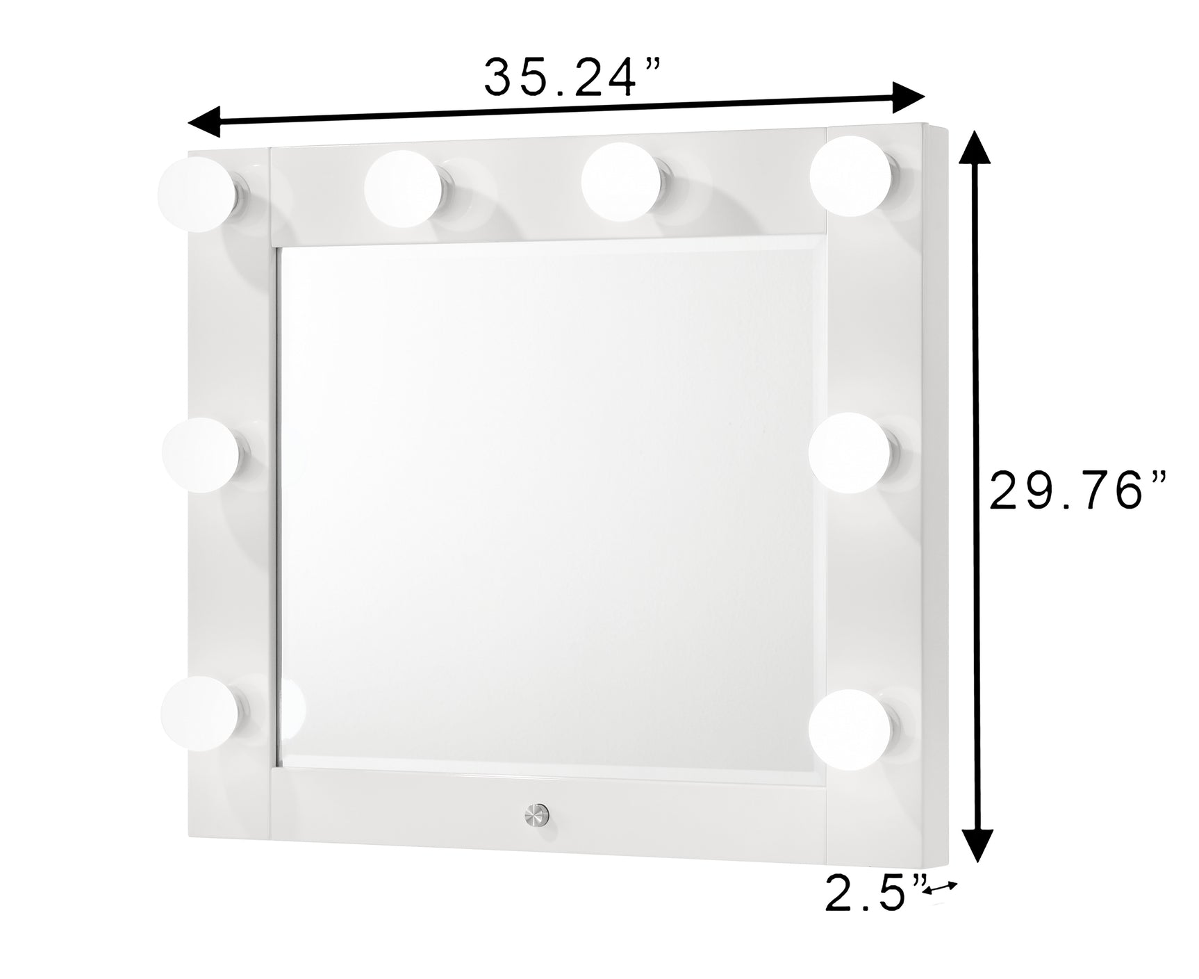 Luxo White Vanity Set
