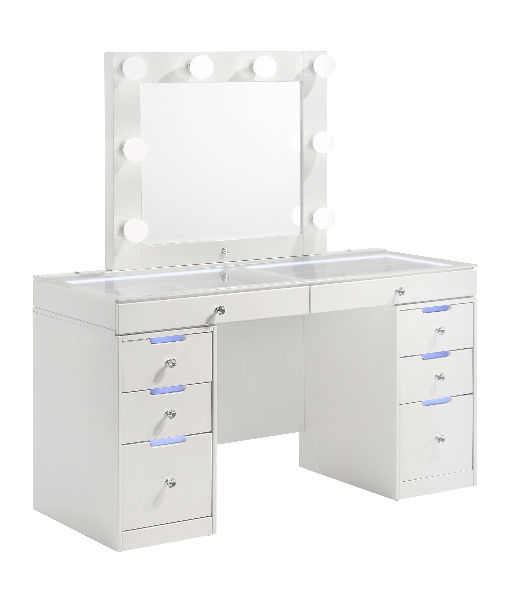 Luxo White Vanity Set