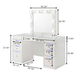 Luxo White Vanity Set