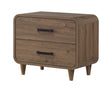 Nyomi Nightstand in Light Brown Finish from Ella Furniture