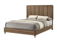 Nyomi Light Brown Panel King Bed from Ella Furniture