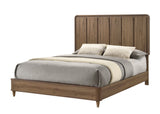 Nyomi Light Brown Panel Queen Bed from Ella Furniture