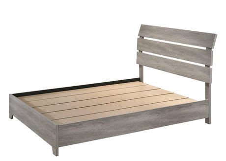 Tundra Chest Gray, Contemporary Sleek And Modern Wood, Metal Nickel Knob 5 Drawers - Ella Furniture