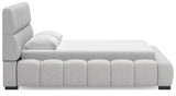 Grendusk Light Gray Queen Upholstered Bed