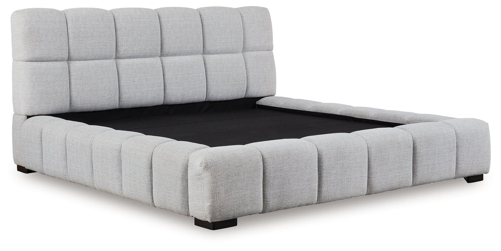 Grendusk Light Gray King Upholstered Bed