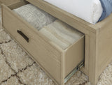 Calmoro Gray King Bookcase Bed