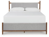 Lyncott Brown Upholstered Panel Bedroom Set view 13
