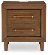 Lyncott Brown Upholstered Panel Bedroom Set view 18