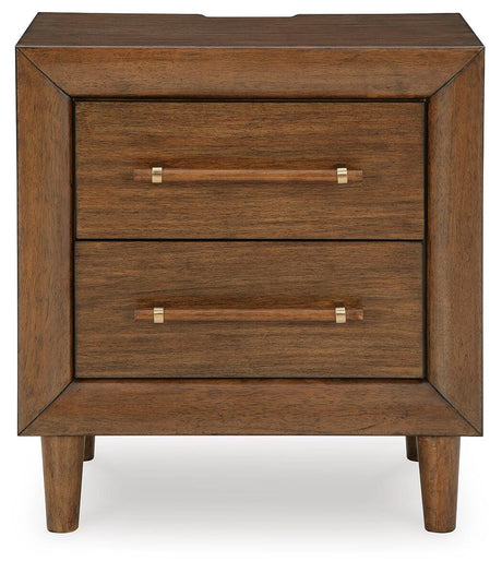 Lyncott Brown Upholstered Panel Bedroom Set view 18