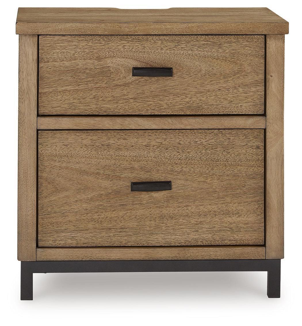 Tomtyn Light Brown Nightstand
