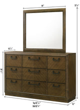 Lakecrest Brown Upholstered Panel Bedroom Set view 8