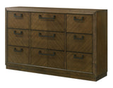 Lakecrest Brown Dresser and Mirror view 2