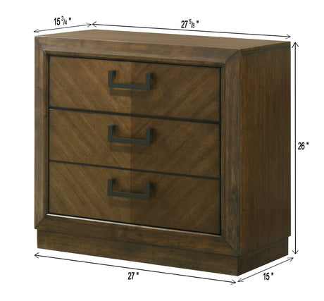 Lakecrest Brown Nightstand view 3