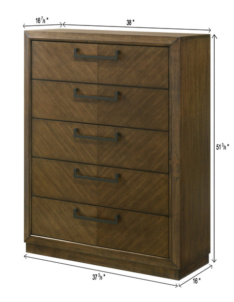 Lakecrest Brown Chest view 2