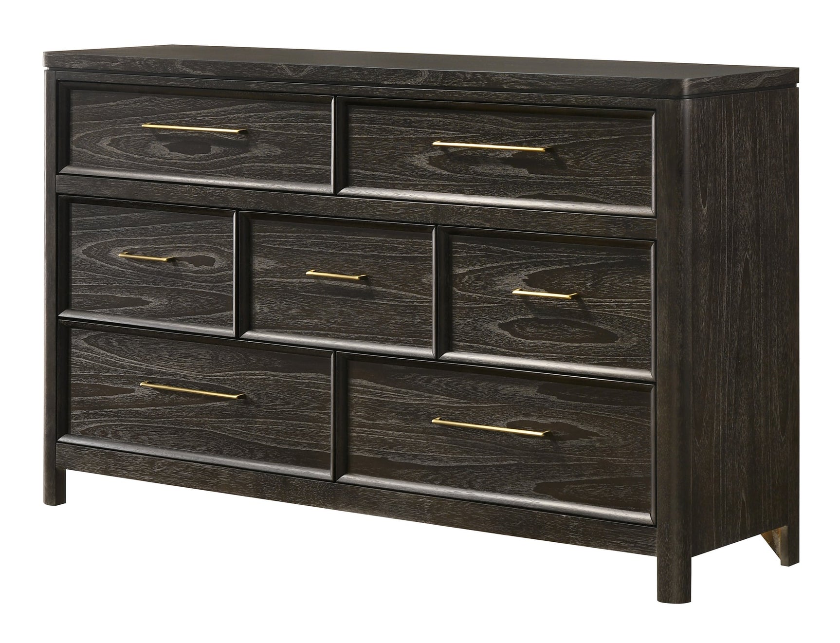 Ethel Dark Brown Upholstered Panel Bedroom Set view 8