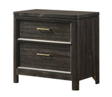 Ethel Dark Brown Nightstand from Ella Furniture