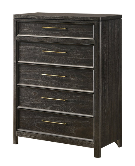 Ethel Dark Brown Chest from Ella Furniture