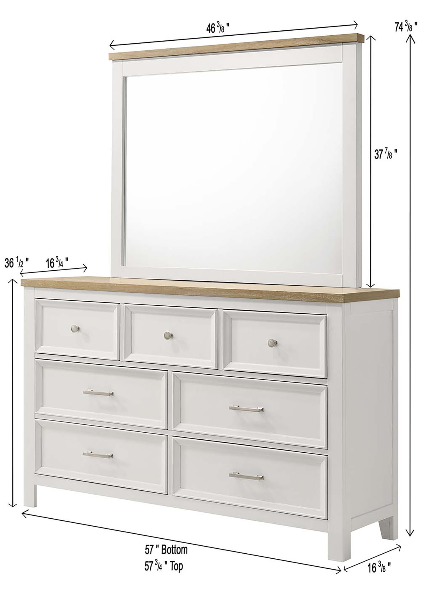 Aston White Storage Platform Bedroom Set view 20