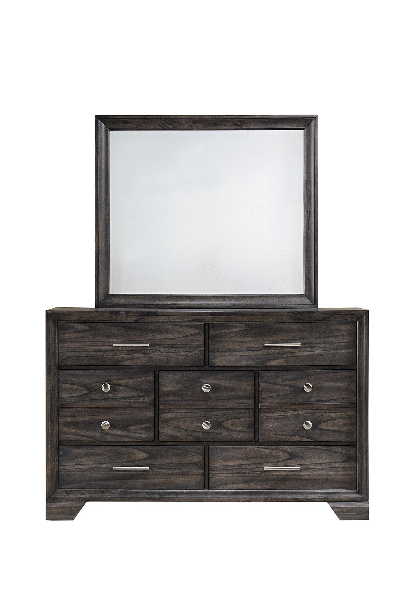 Jaymes Gray Sleek And Modern Contemporary Wood Fabric King Storage Platform Bed - Ella Furniture