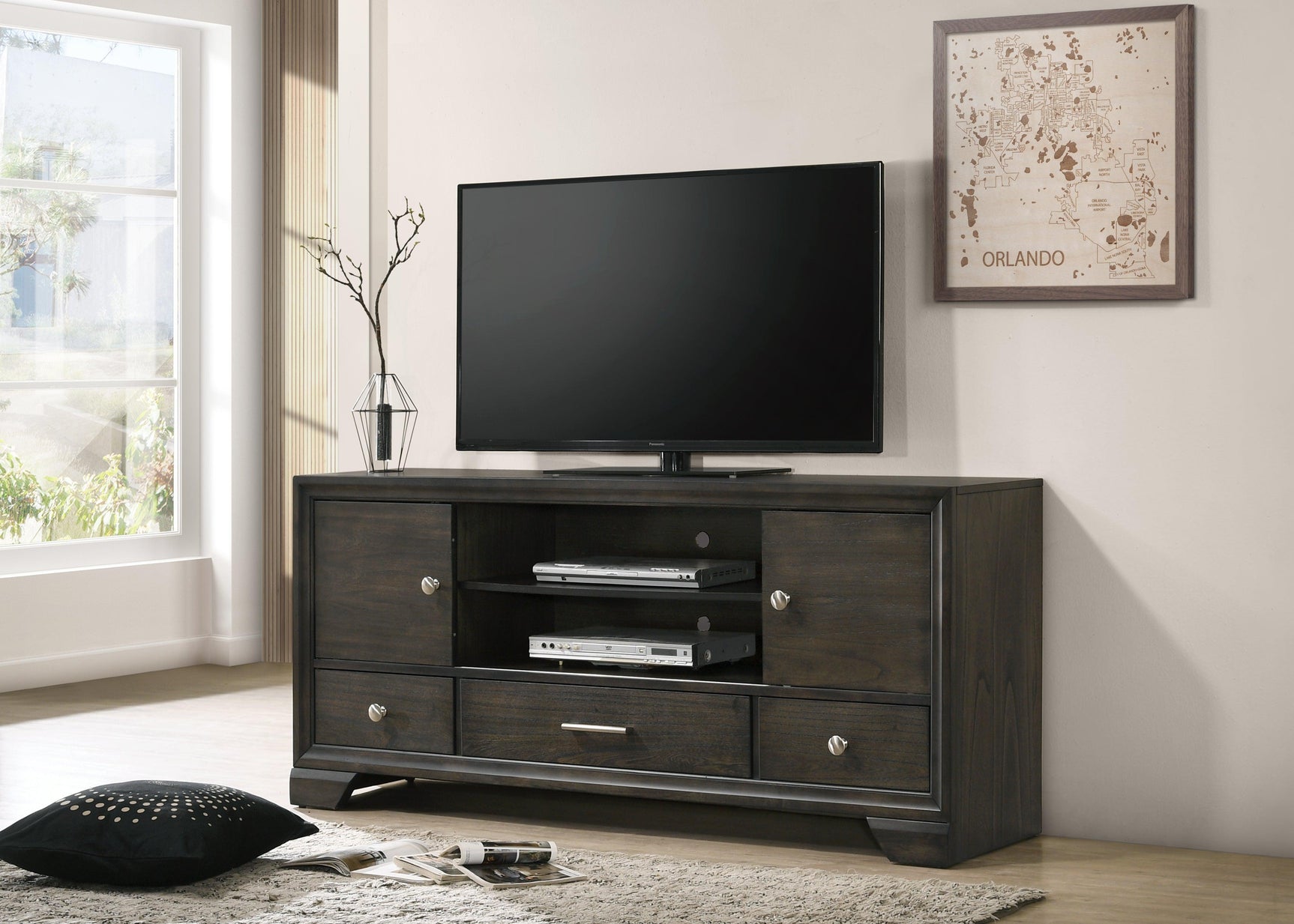 Jaymes Gray Sleek And Modern Contemporary Wood Fabric King Storage Platform Bed - Ella Furniture
