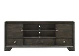 Jaymes Gray Sleek And Modern Contemporary Wood Fabric King Storage Platform Bed - Ella Furniture