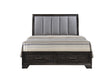 Jaymes Gray Sleek And Modern Contemporary Wood Queen Storage Fabric Upholstered Platform Bed - Ella Furniture