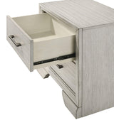 Jaymes White 2 Drawers Nightstand
