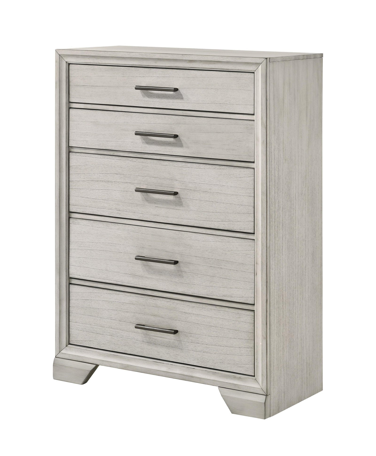 Jaymes White 5 Drawers Chest