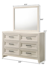 Lorraine Cream Panel King Bed