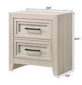 Lorraine Cream Panel King Bed