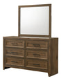 Lorraine Brown Dresser and Mirror from Ella Furniture