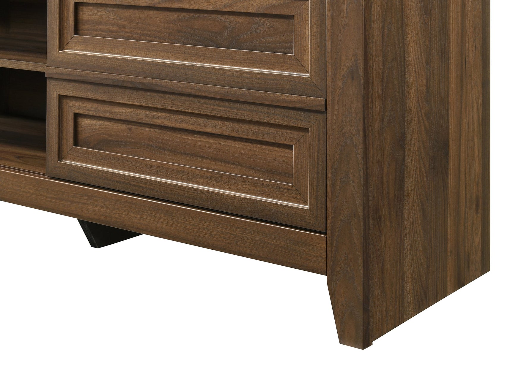 Lorraine TV Stand in Brown Finish view 5