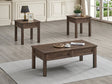 Lorraine 3-Piece Brown Coffee Table Set from Ella Furniture