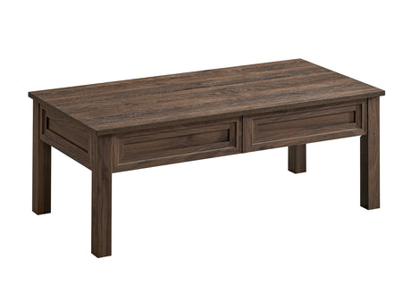 Lorraine 3-Piece Brown Coffee Table Set view 3